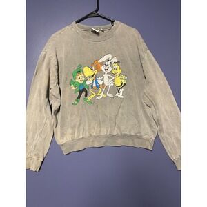 General Mills Cereal Mascots Sweatshirt Mens Small Grey Graphic Pullover